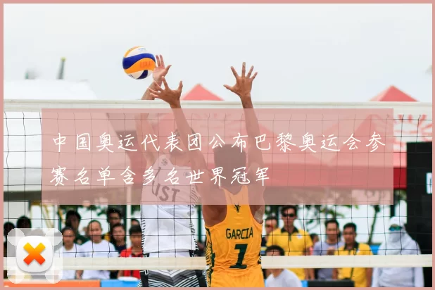 中国奥运代表团公布巴黎奥运会参赛名单含多名世界冠军